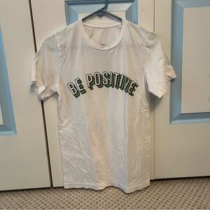 Be Positive (B+) White T-Shirt